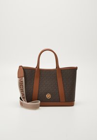 MICHAEL Michael Kors - LUISA SATCHEL - Handtas - brown/luggage Miniatuurafbeelding 1