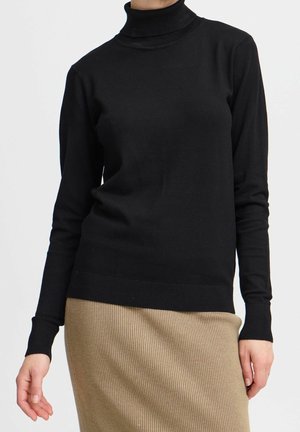 Strickpullover - black