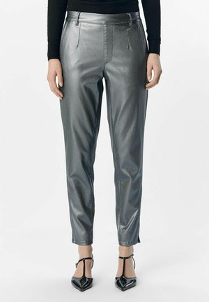 OBJBELLE LISA COATED NOOS - Broek - brushed