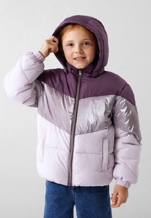 NKFMILLE PUFFER BLOCK FOIL NOOS - Chaqueta de invierno - arctic dusk