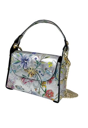 DrachenLeder Sac à main - silber, farbig