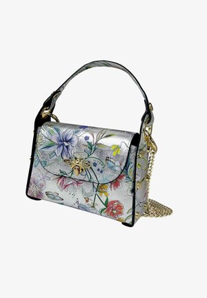 DrachenLeder Handtas - silber, farbig