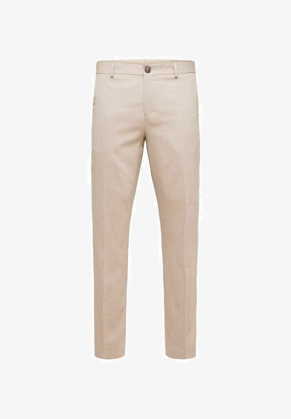 SLH-NEIL NOOS - Trousers - sand