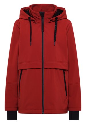 Cecil, SOFTSHELL JACKE MIT ABNEHMBARER KAPUZE - Outdoorjacke - light russet red
