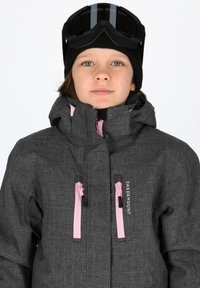 Swedemount CERVINIA  - Snowboardjacka - charcoal melange light pink