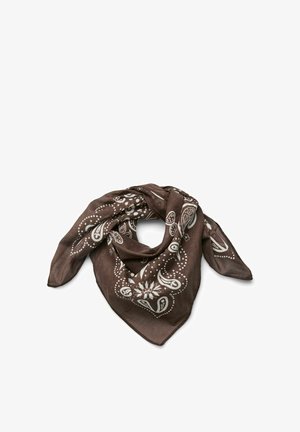 Pieces, SCARF PCKAMILLA SQUARE - Φουλάρι - hot fudge