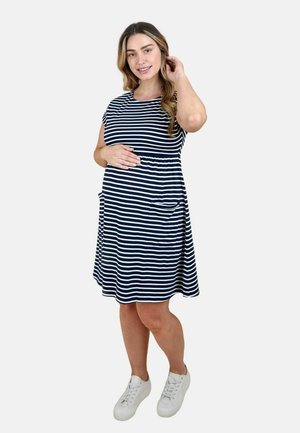 MATERNITY FIT - POCKET - Robe en jersey - blue