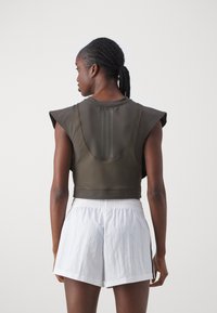 adidas Performance POWER BOXY 3-STRIPES TANK - T-skjorte til trening - shadow olive
