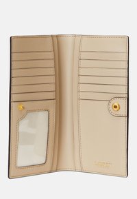 Lauren Ralph Lauren CROSSHATCH LEATHER SLIM WALLET - Carteira - birch tan