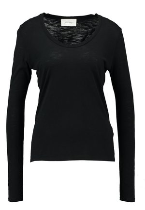 American Vintage JACKSONVILLE ROUND NECK LONG SLEEVE - Langærmet T-shirt - noir