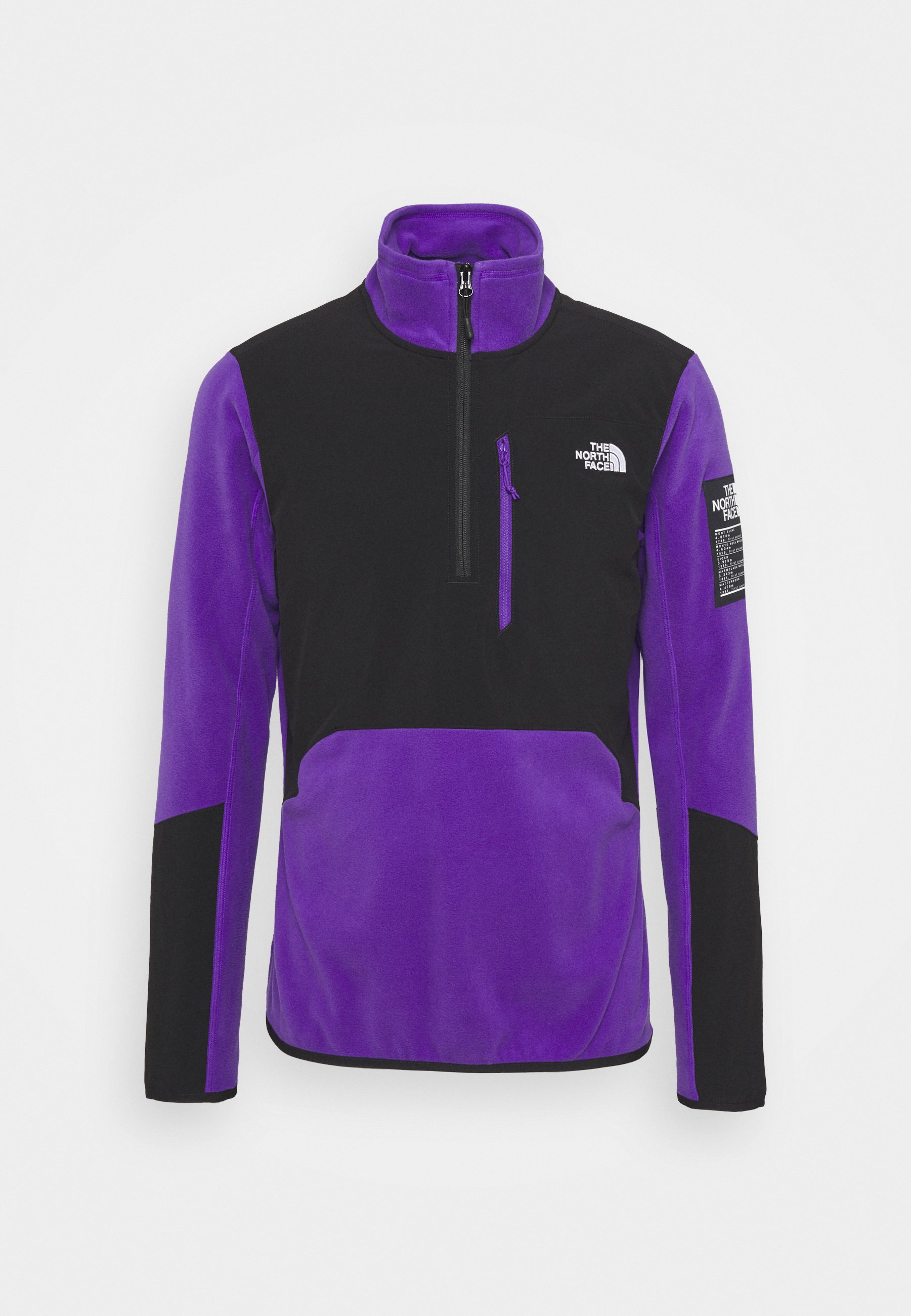 The North Face Glacier Pro 1 4 Zip Peak Fleecepullover Peak Purple Black Lila Zalando De