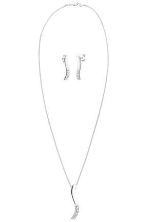 SPARKLING BASIC SET - MIT KRISTALLEN VON SWAROVSKI® - Øreringe - weiß