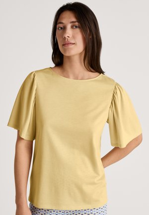 Calida KURZARM - T-shirt print - straw