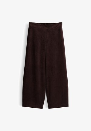 someday., RELAXED FIT MID RISE - Pantalon classique - mahogany