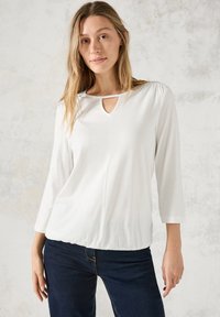 Cecil MIT CUT OUT - Langarmshirt - weiß