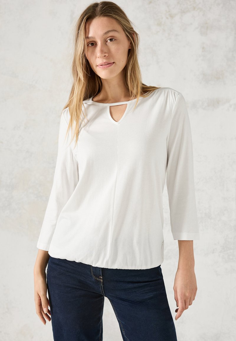 Cecil MIT CUT OUT - Langarmshirt - weiß