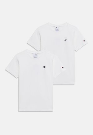 ICONS CONTRAST CREW NECK 2 PACK - Tricou basic - white