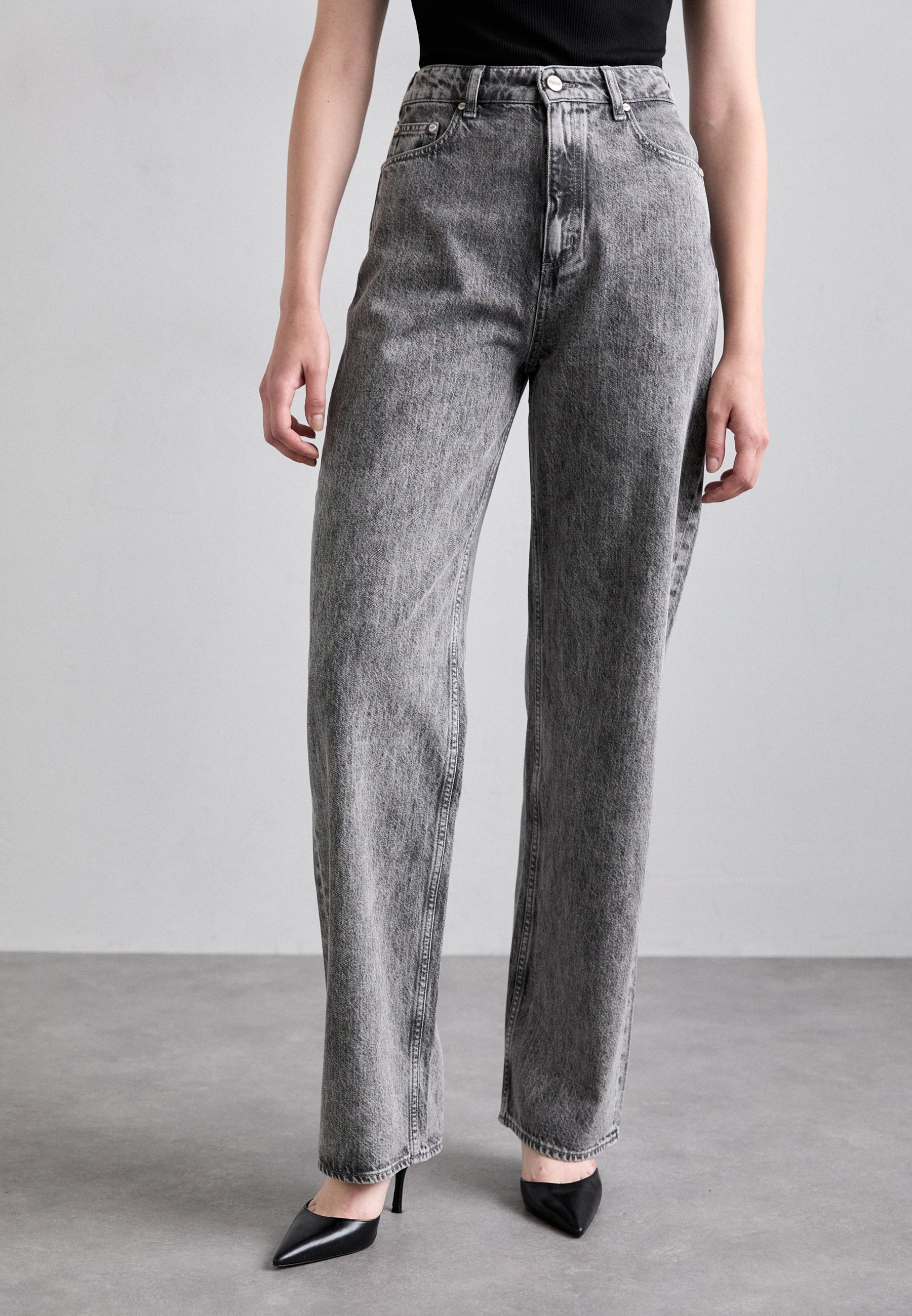 Han Kjøbenhavn Relaxed fit jeans - grey vein/grey - Zalando.ie