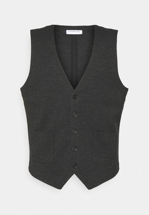 Weste - mottled dark grey