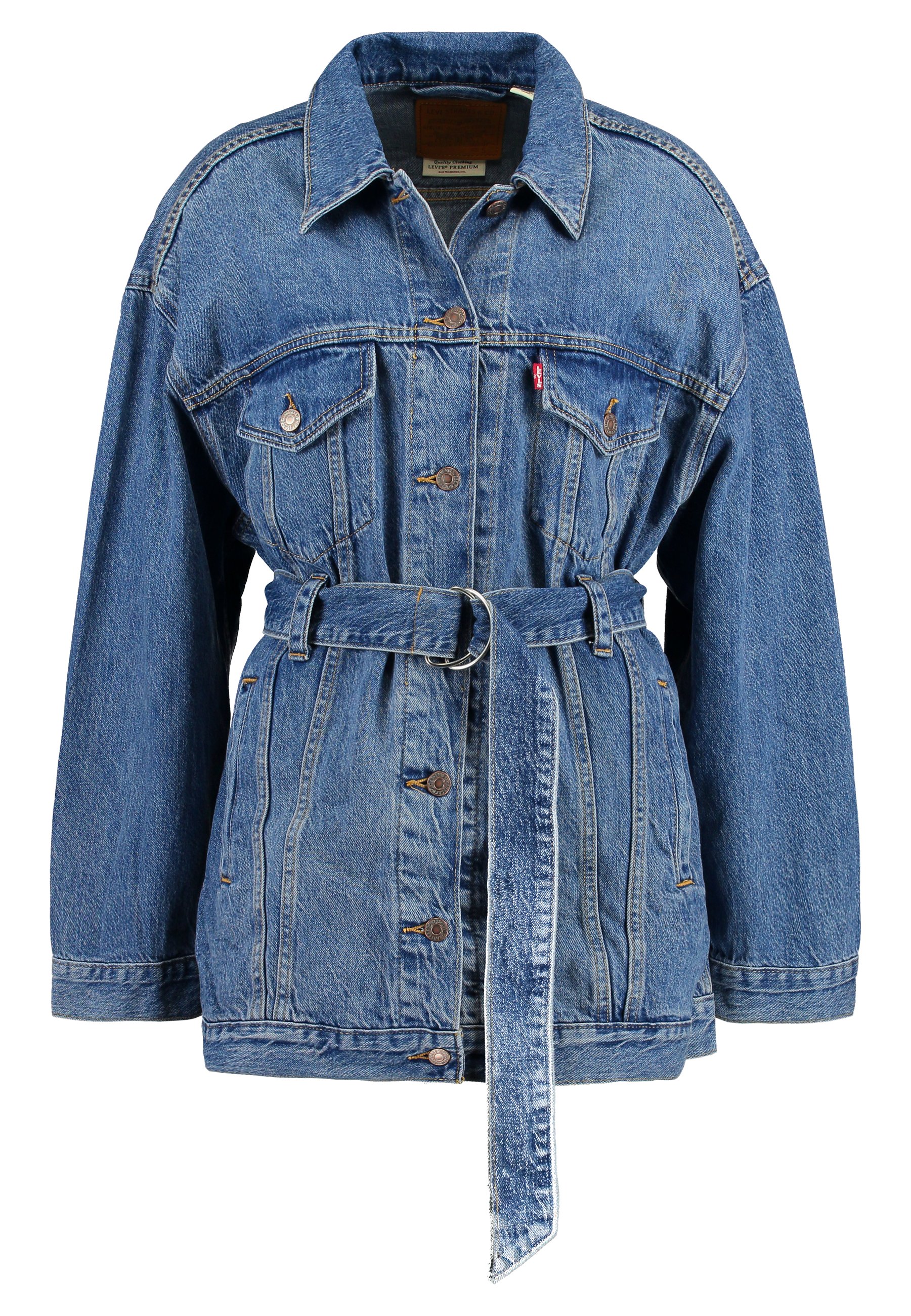 levi's belted denim trucker jacket