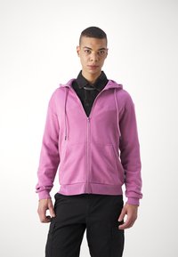 Jack & Jones JJEBRADLEY ZIP HOOD - Sweat zippé - bordeaux