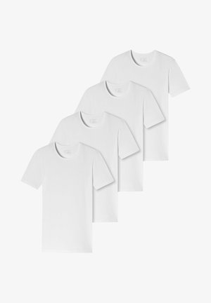 Schiesser 4ER-PACK - Unterhemd/-shirt - weiß
