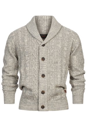 INDICODE JEANS, ILTERLY - Cardigan - light grey