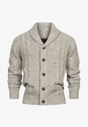 INDICODE JEANS, ILTERLY - Cardigan - light grey