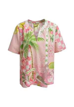 Smith&Soul, SMITH&SOUL GEMUSTERTE SCHLUPFBLUSE KURZARM - Bluse - rose powder