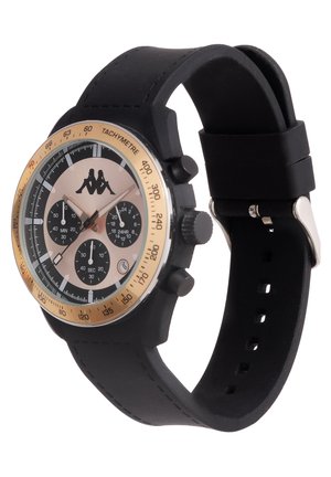 RUSH - Chronograph watch - black gold rose