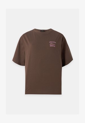 Even&Odd, T-shirt imprimé - dark brown