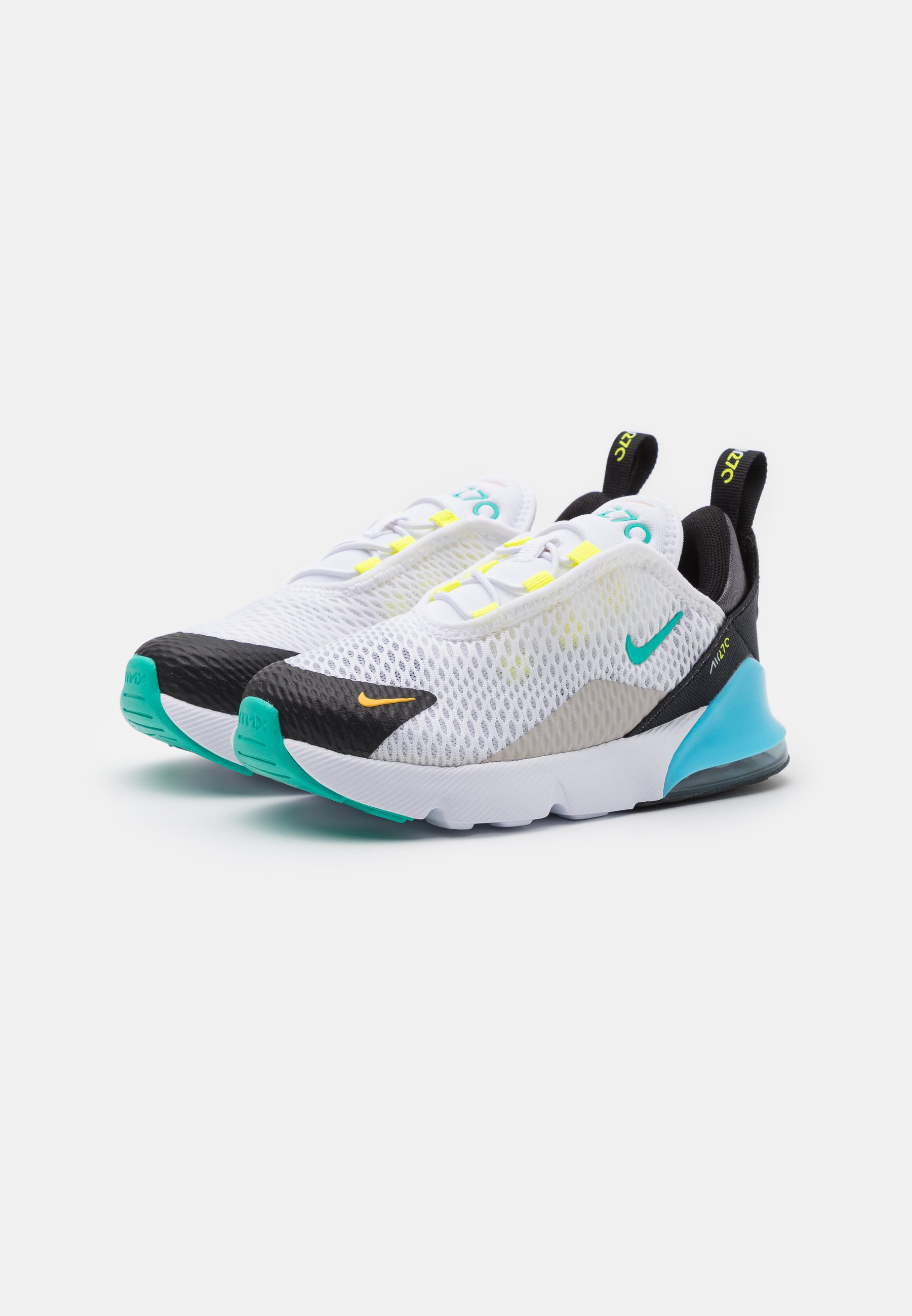 nike air max 270 flyknit black white