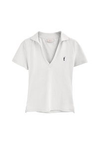 SLIM FIT BUTTONLESS RIGBY GO - Poloshirt - white