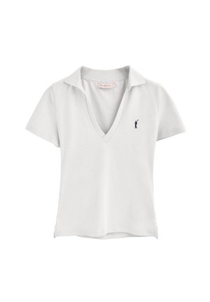 Polo Club SLIM FIT BUTTONLESS RIGBY GO - Polo shirt - white