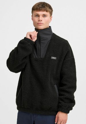SDMARKMANN TEDDY - Fleecepullover - true black