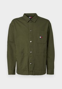 ESSENTIAL OVERSHIRT - Chaqueta fina - fatigue green