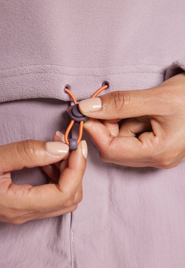 DAYBREAKER CROPPED  - Fleece jumper - purple clay3