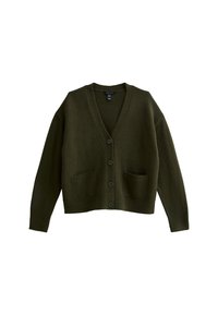 BUTTON FRONT PATCH POCKET  - Vest - khaki