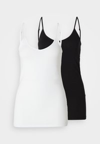 VMMAXI MY SOFT V SINGLET 2 PACK - Top - black/bright white