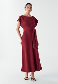 WILLA SHAUNA MIDI DRESS Jersey dress burgundy/bordeaux