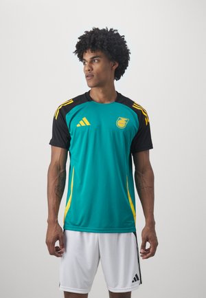 adidas Performance JAMAICA JFF TRAINING JERSEY - Nationalmannschaft - green/black