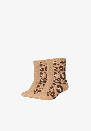 camano, SOCKEN COSY PATTERNED 4ER PACK - Sokken - travertine