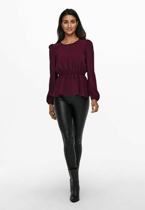 ONLY ONLMETTE DAR O NECK - Bluse - port royale
