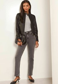 Lipsy BIKER - REGULAR FIT - Odinis švarkas - black