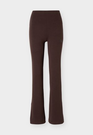 adidas Sportswear, SOFT LUX FLARED PANTS - Pantalones deportivos - shadow brown