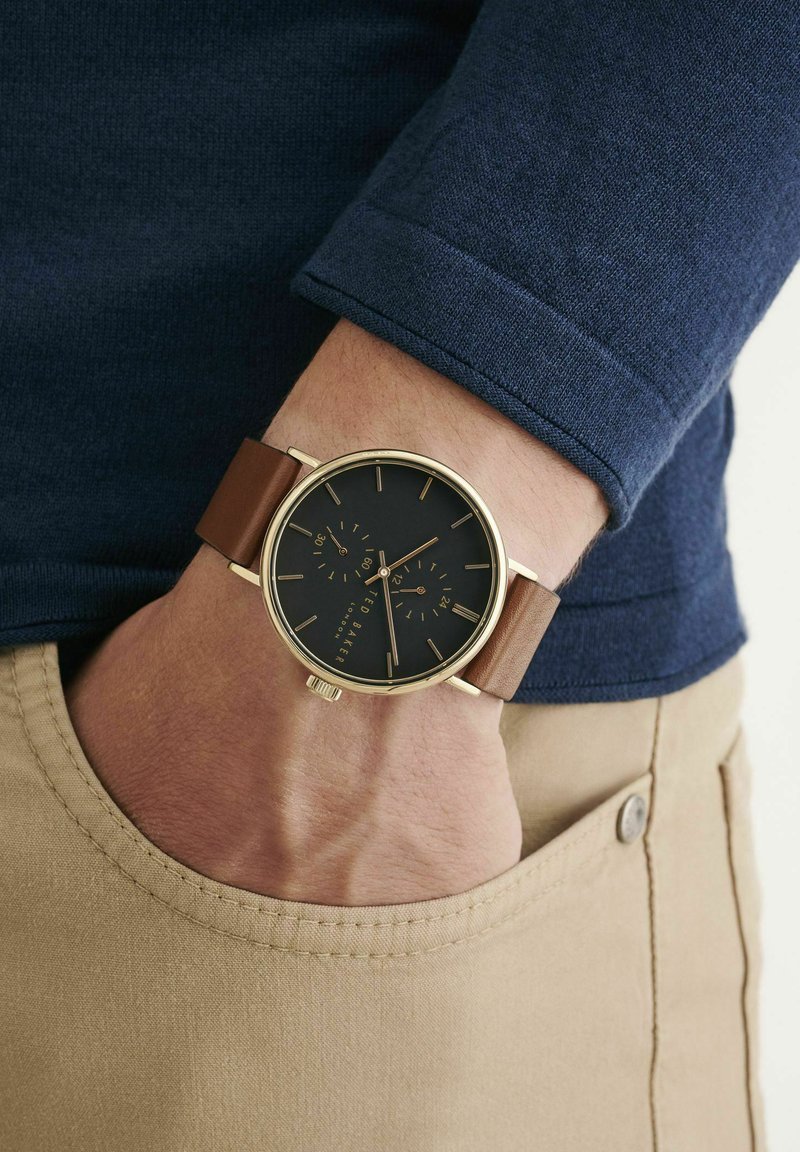 Ted Baker PHYLIPA - Kronográf óra - brown and gold coloured