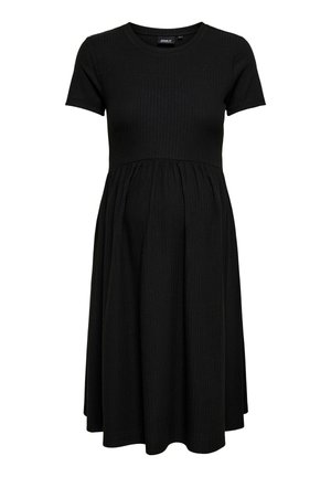 OLMMALAYA  O-NECK  - Strikkjoler - black