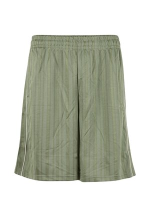 Karl Kani, SIGNATURE SHADOW STRIPE TRACKSHORTS - Donji dijelovi trenirke - light olive off white