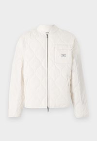 QUILTED PUFFER JACKET - Casaco leve - pristine white