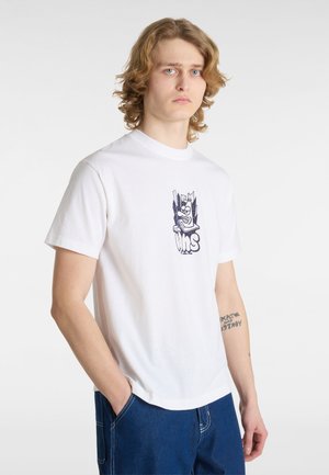 Vans TRAFFIC CONE - Camiseta estampada - white